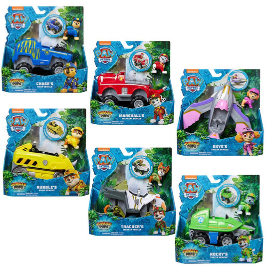 Paw Patrol Jungle Pups Deluxe Vehicle and Figure Assorted