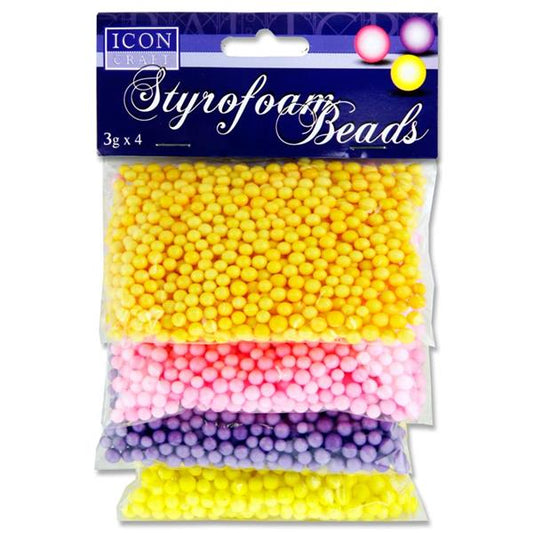 Styrofoam Beads 4 Pack