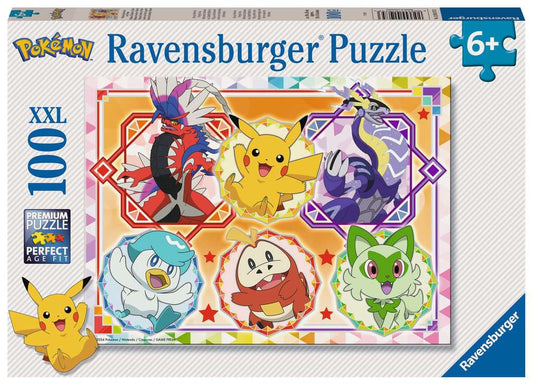 Pokémon - 100 ríomhaire - Puzal Jigsaw Ravensburger