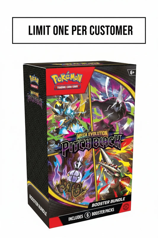 Pokemon TCG Mega Evolution Pitch Black Booster Bundle LIMIT ONE PER CUSTOMER