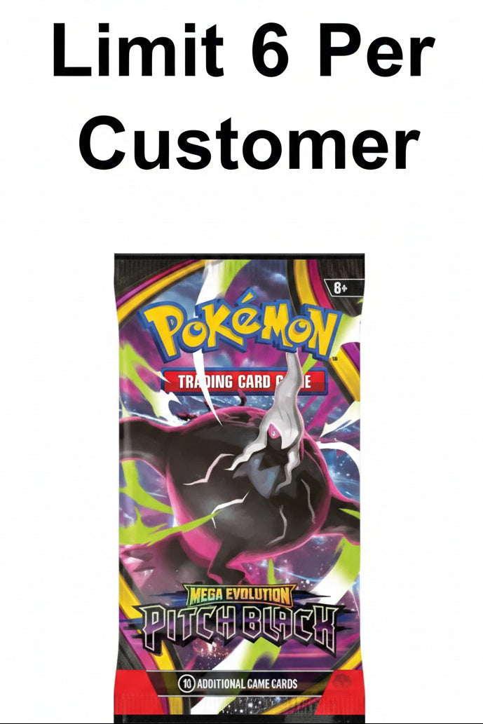 Pokemon TCG Mega Evolution Pitch Black Booster Single Pack