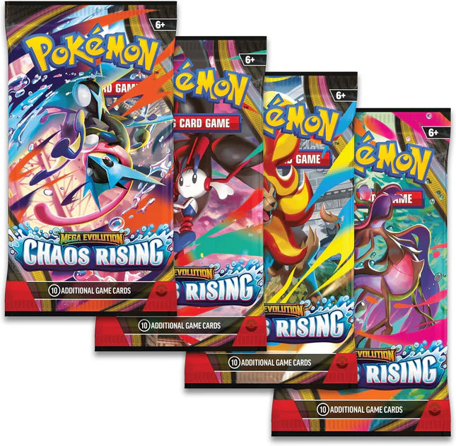 Pokemon TCG Mega Evolution Chaos Rising Booster Pack Single (LIMIT 6 Per Customer)