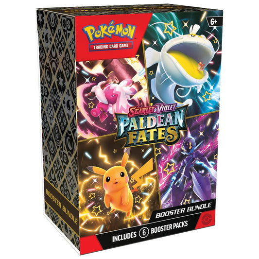 Pokemon TCG Scarlet & Violet Paldean Fates Booster Bundle