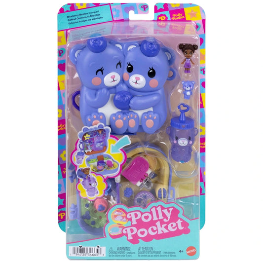 Polly Pocket Big World Blueberry Besties Compact