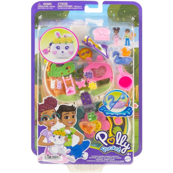 Polly Pocket Big World Flower Garden Bunny Compact