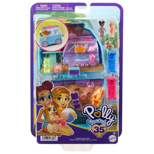 Polly Pocket Big World Seaside Puppy Ride