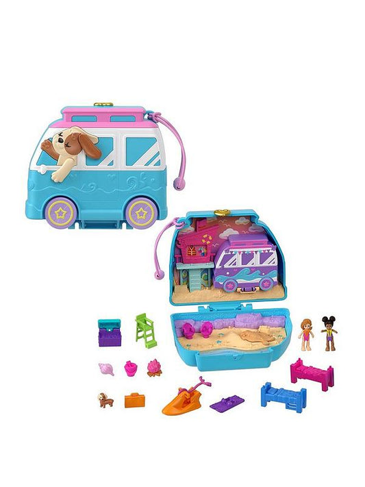 Polly Pocket Turas Madraí Cois Farraige Mór an Domhain