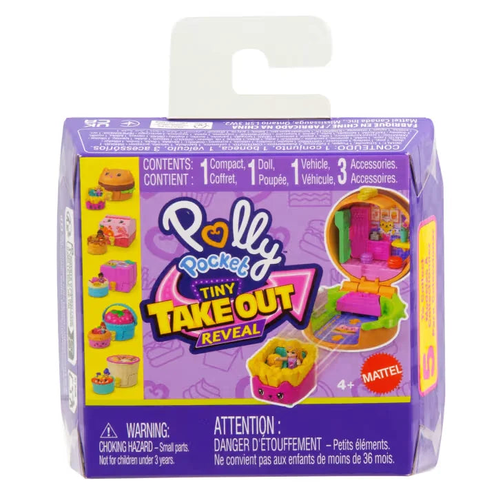Polly Pocket Tiny Takeout Reveal Assorted (One Supplied)
