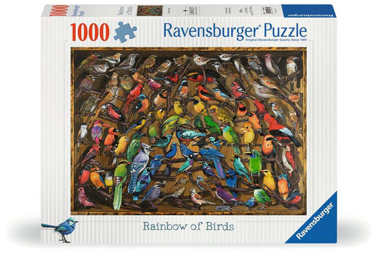 Rainbow of Birds 1000pc Ravensburger Jigsaw