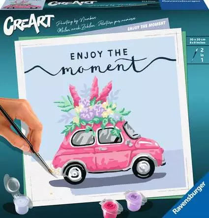 CreArt Enjoy the Moment - Paint By Numbers 8x8 Inch
