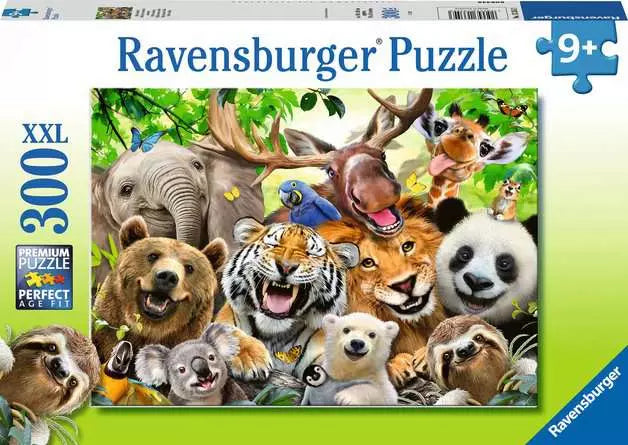 Exotic Animals Selfie 300pc Ravensburger Jigsaw