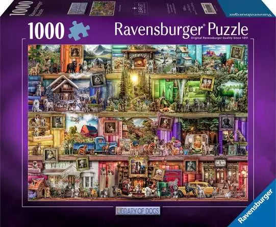 Library of Dogs 1000pc Jigsaw -  Ravensburger