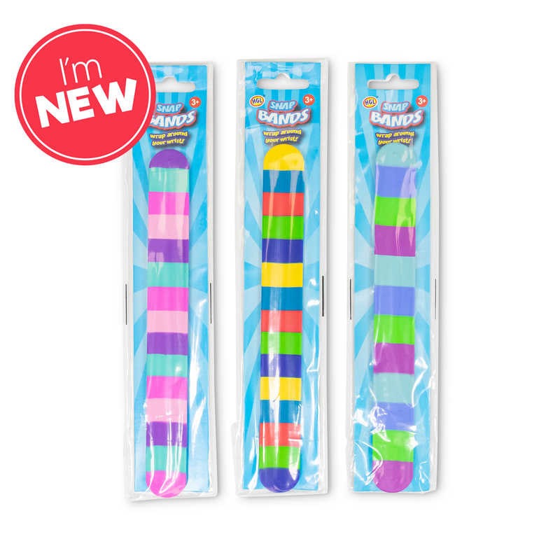 Snap Band Rainbow Colours Assorted