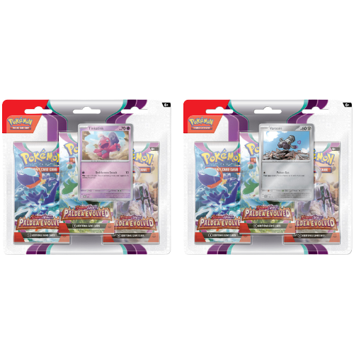 Pokemon TCG Scarlet & Violet Paldea Evolved 3pk Booster Display