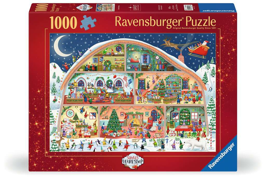 Santa's Workshop 1000pc Ravensburger Jigsaw