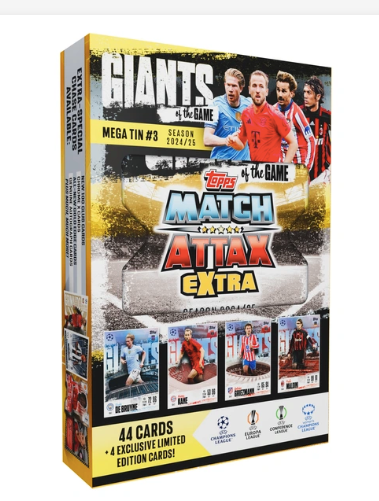 UCL Match Attax Extra 24/25 Mega Tin Assorted