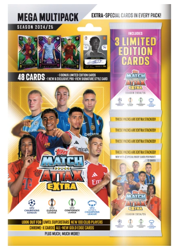 UCL Match Attax Extra 24/25 Mega Multipack