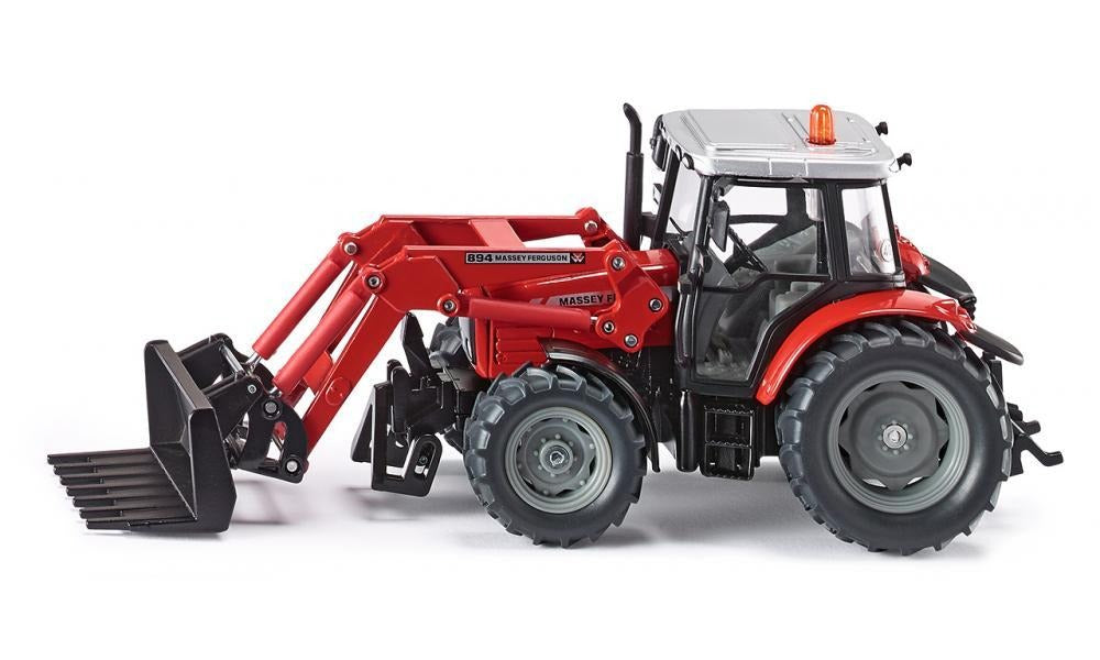 Tarracóir Siku Massey Ferguson le Front Loader Scála 1:32