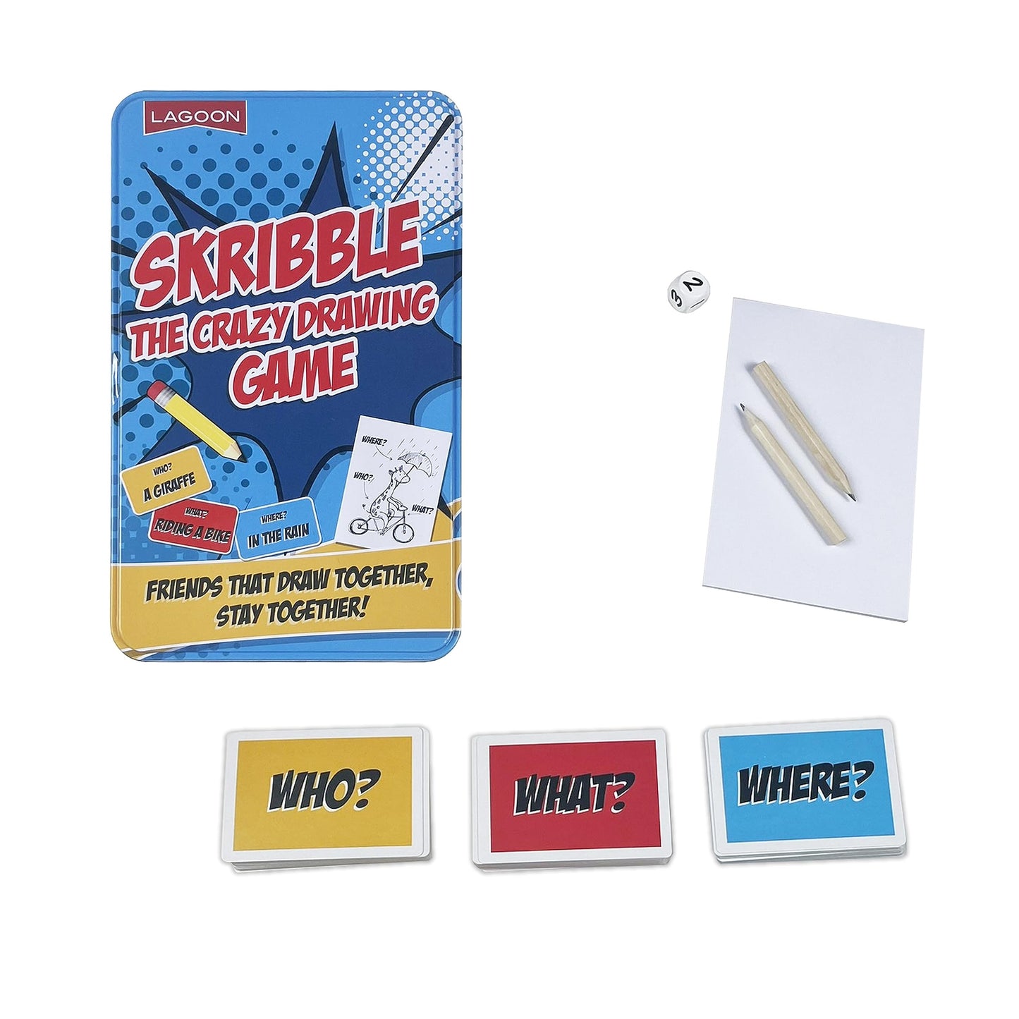 Skribble - The Crazy Drawing Game Tin