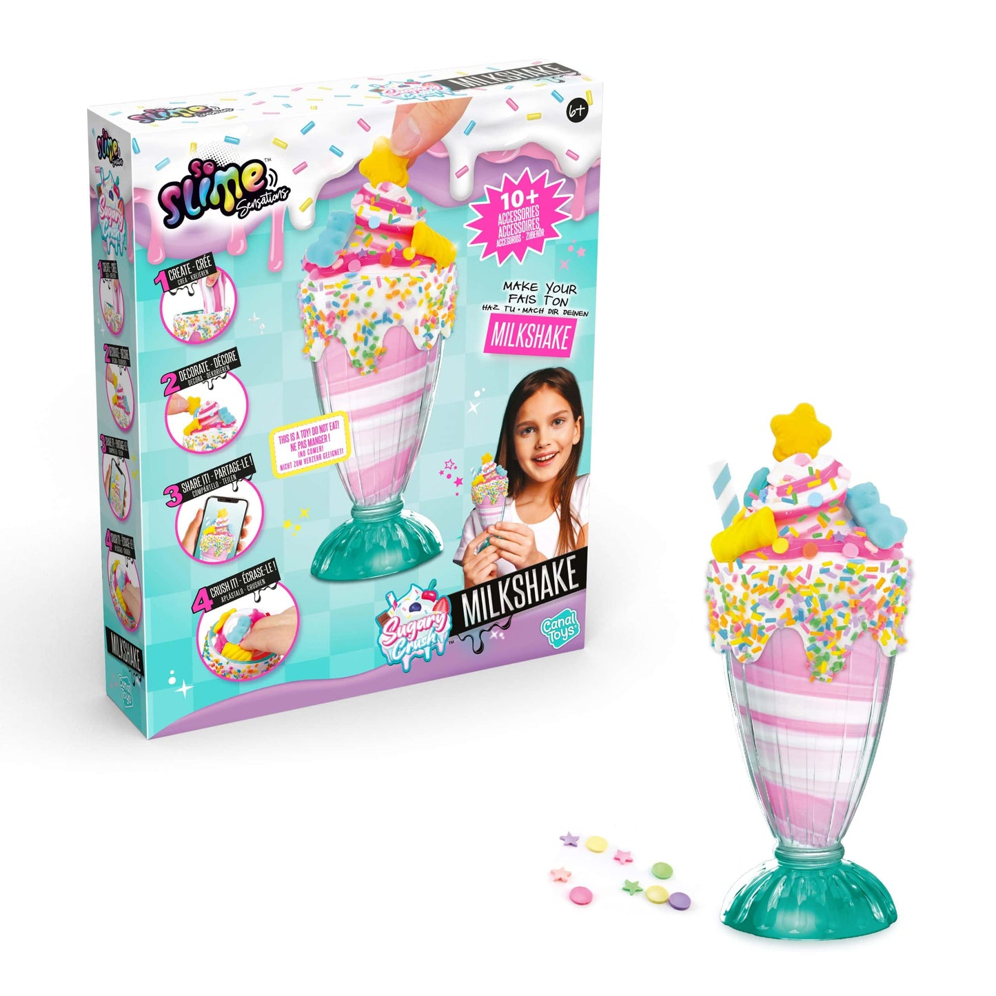 Mar sin Slime Sensations Sugary Crush Milkshake 