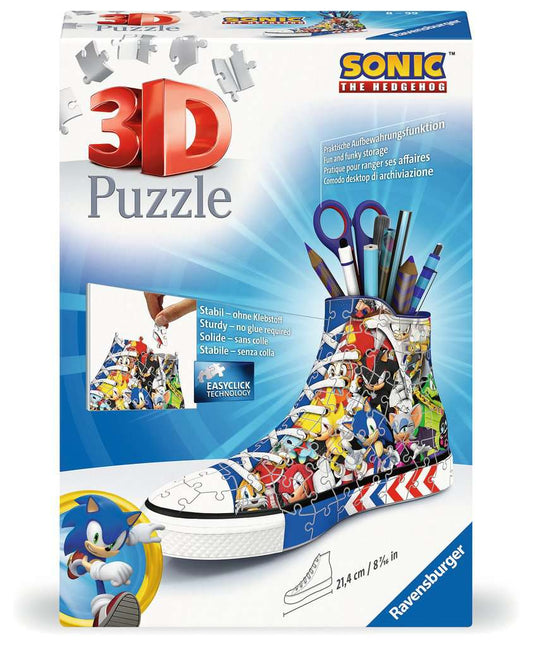 Sonic the Hedgehog Sneaker 3D - 108pc - Ravensburger Jigsaw