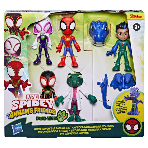 Spidey &amp; a chairde iontacha Dino Heroes agus Lizard Figure