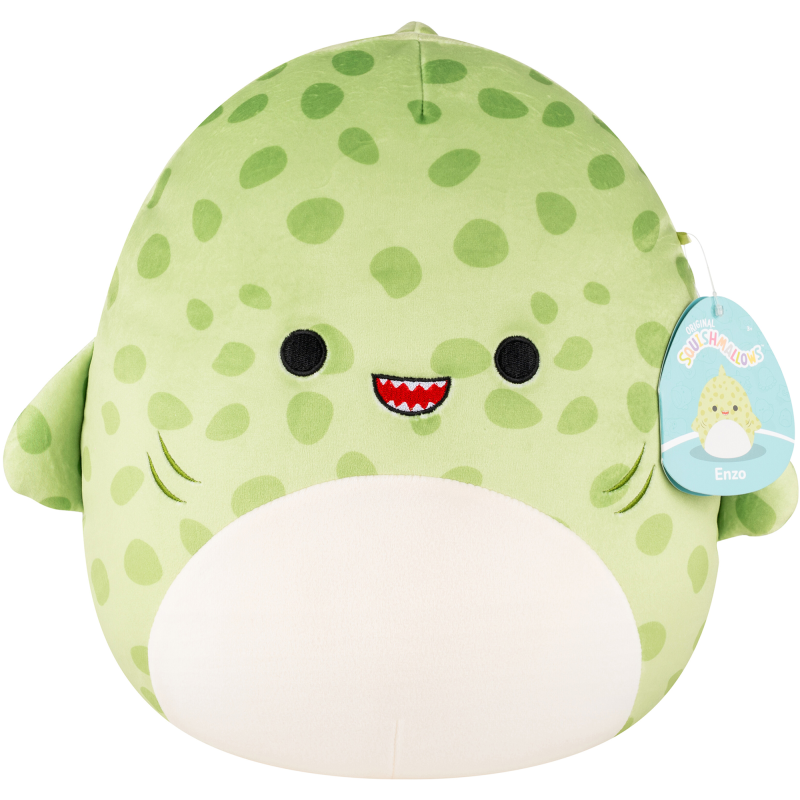 Squishmallows 12inch Enzo the Green Leopard Shark