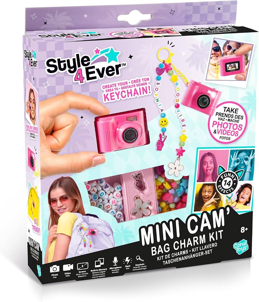Style 4 Ever Mini Cam Bag Charm Kit