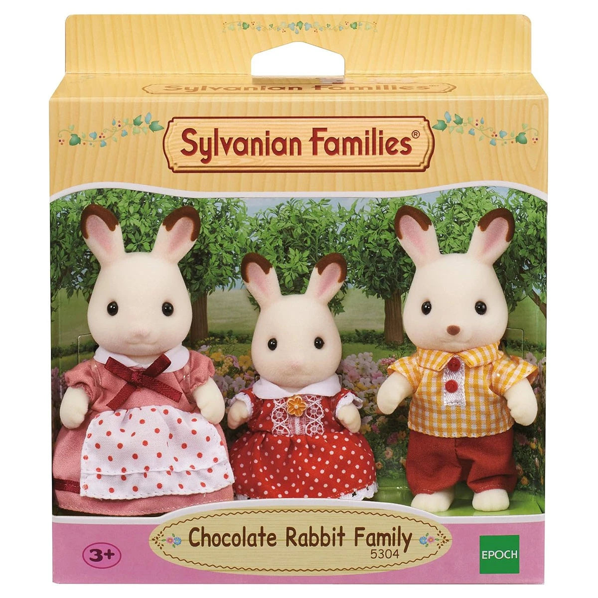 Sylvanian Families - Chocolate Rabbit 3 Figure Family