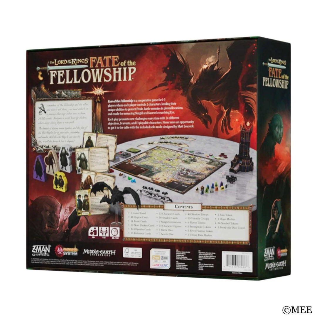 The Lord of The Rings - Fate of the Fellowship Board Game
