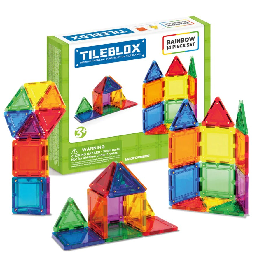 Tileblox 30pc Set with Magnetic Whiteboard