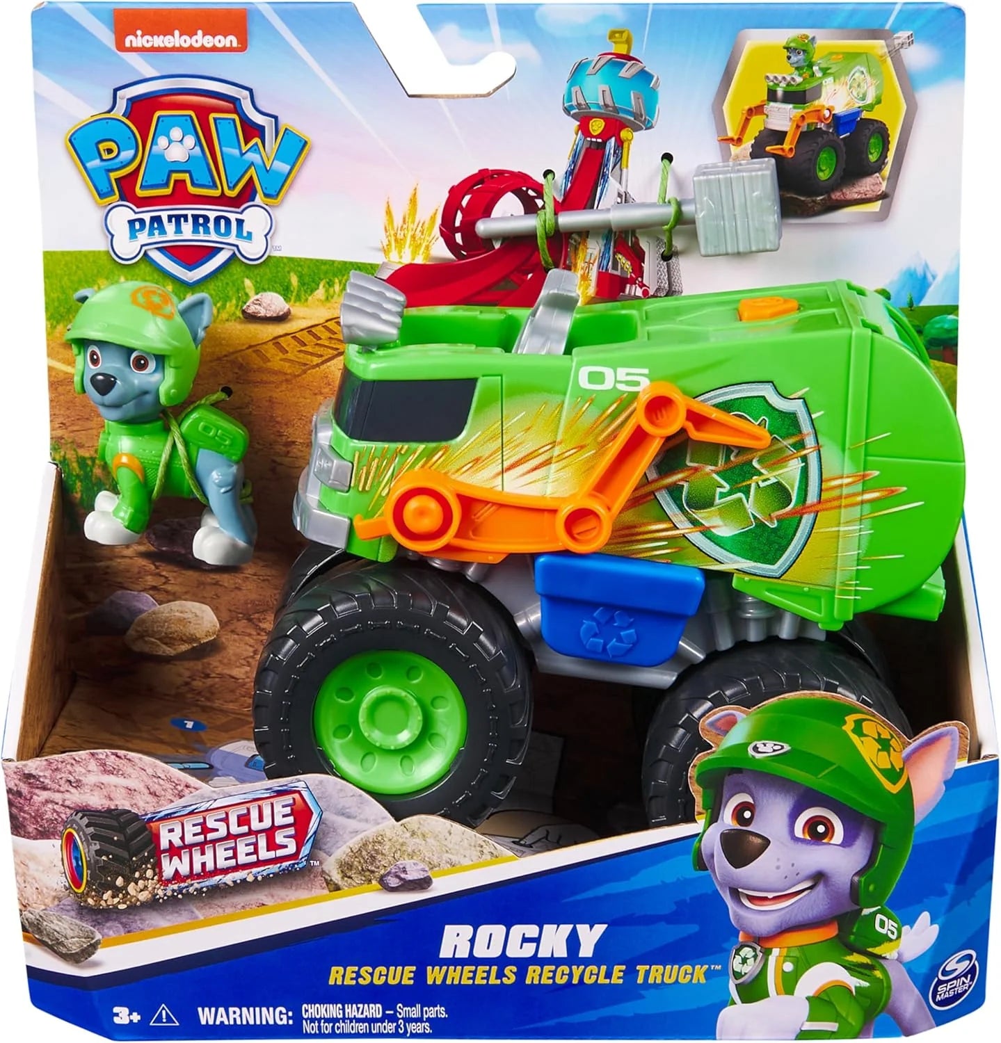 Paw Patrol Rescue Wheels Deluxe Vehicle Rocky