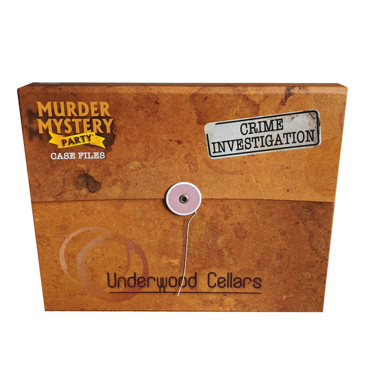 Murder Mystery Party Case Files Underwood Cellars