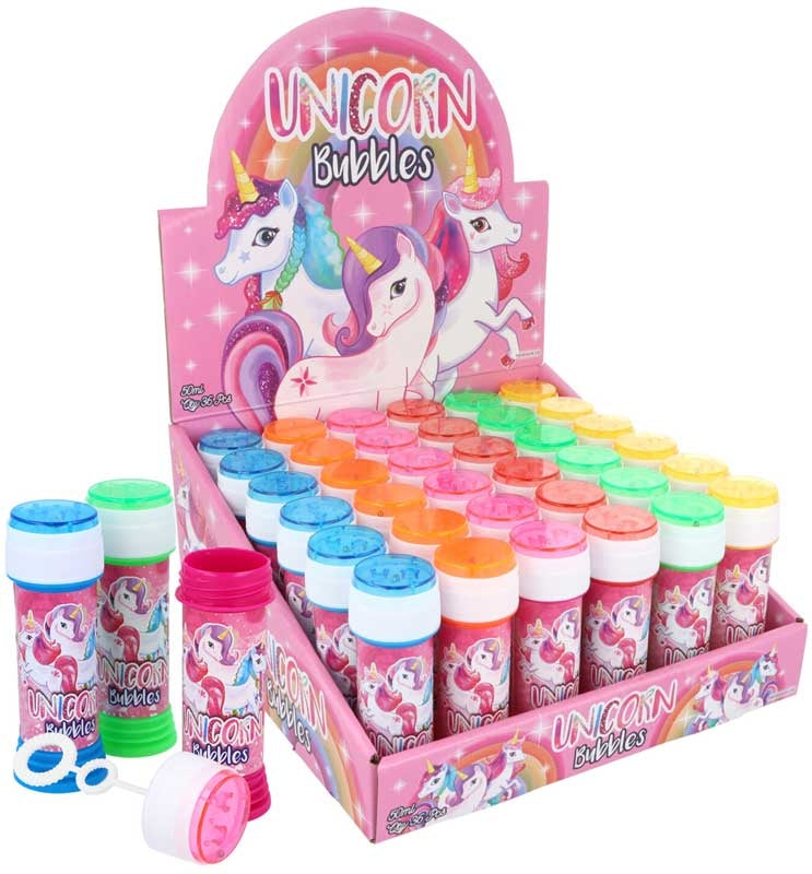 Unicorn Bubbles 50ml with Maze (Colours Vary)