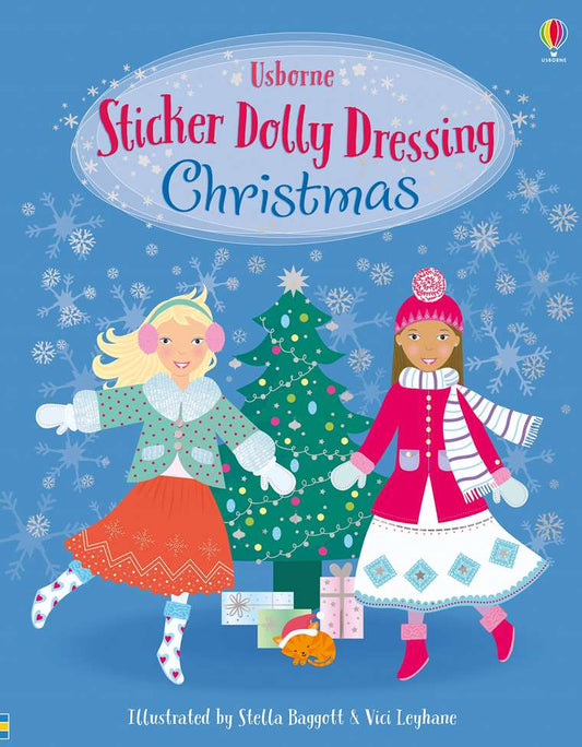 Usborne Sticker Dolly Dressing Christmas