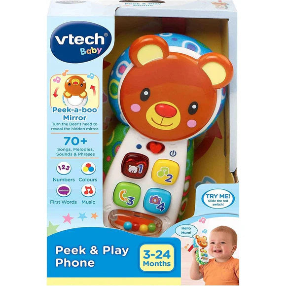 VTech Baby Peek & Play Phone Blue