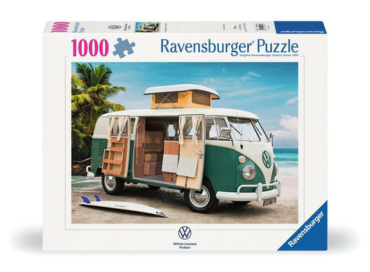 Volkswagen T1 Camper Van 1000pc Ravensburger Jigsaw