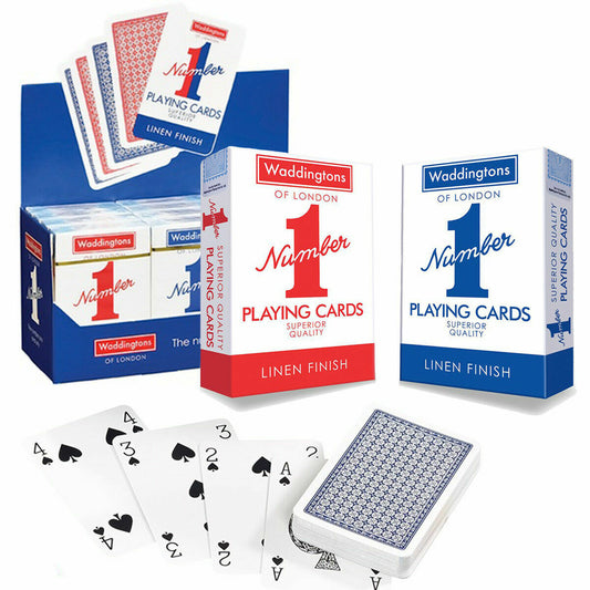 Waddingtons Classic Playing Cards Superior Quality Linen Finish