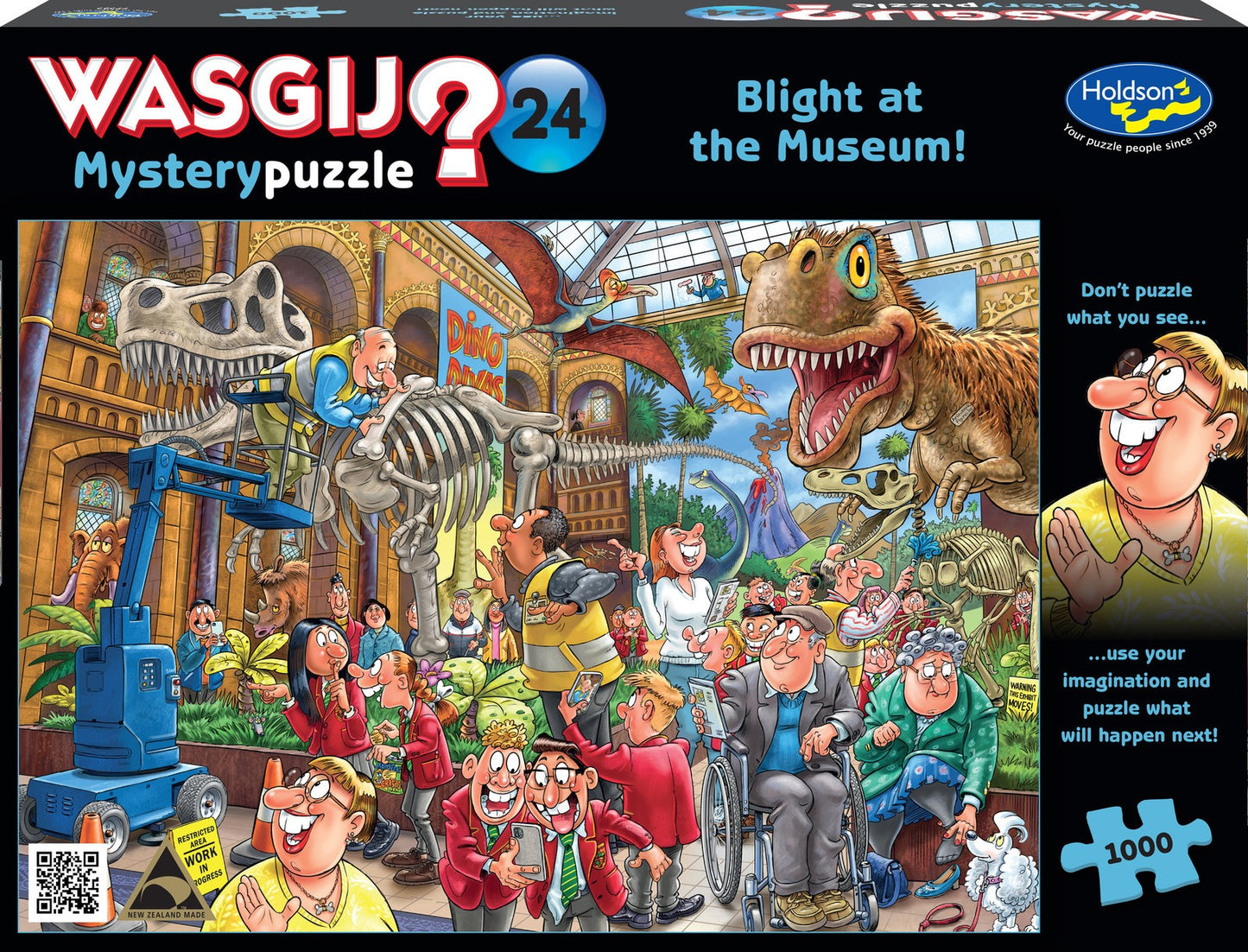 Wasgij Mystery 24 Dúchan ag an Músaem 1000pc Puzal Jigsaw