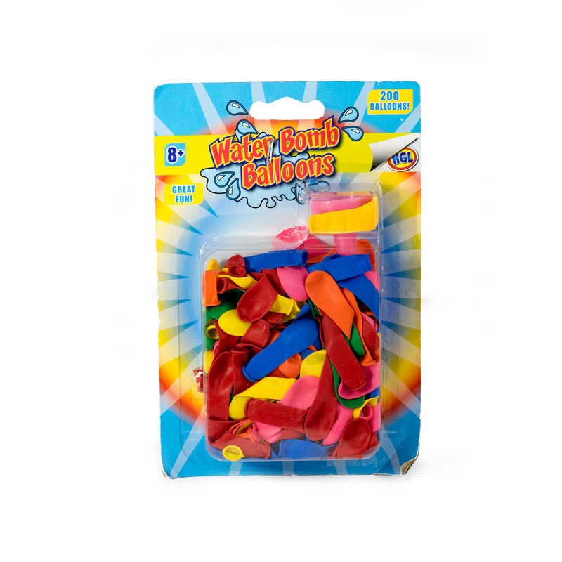 Water Bomb Balloons 200pc Neon Colour