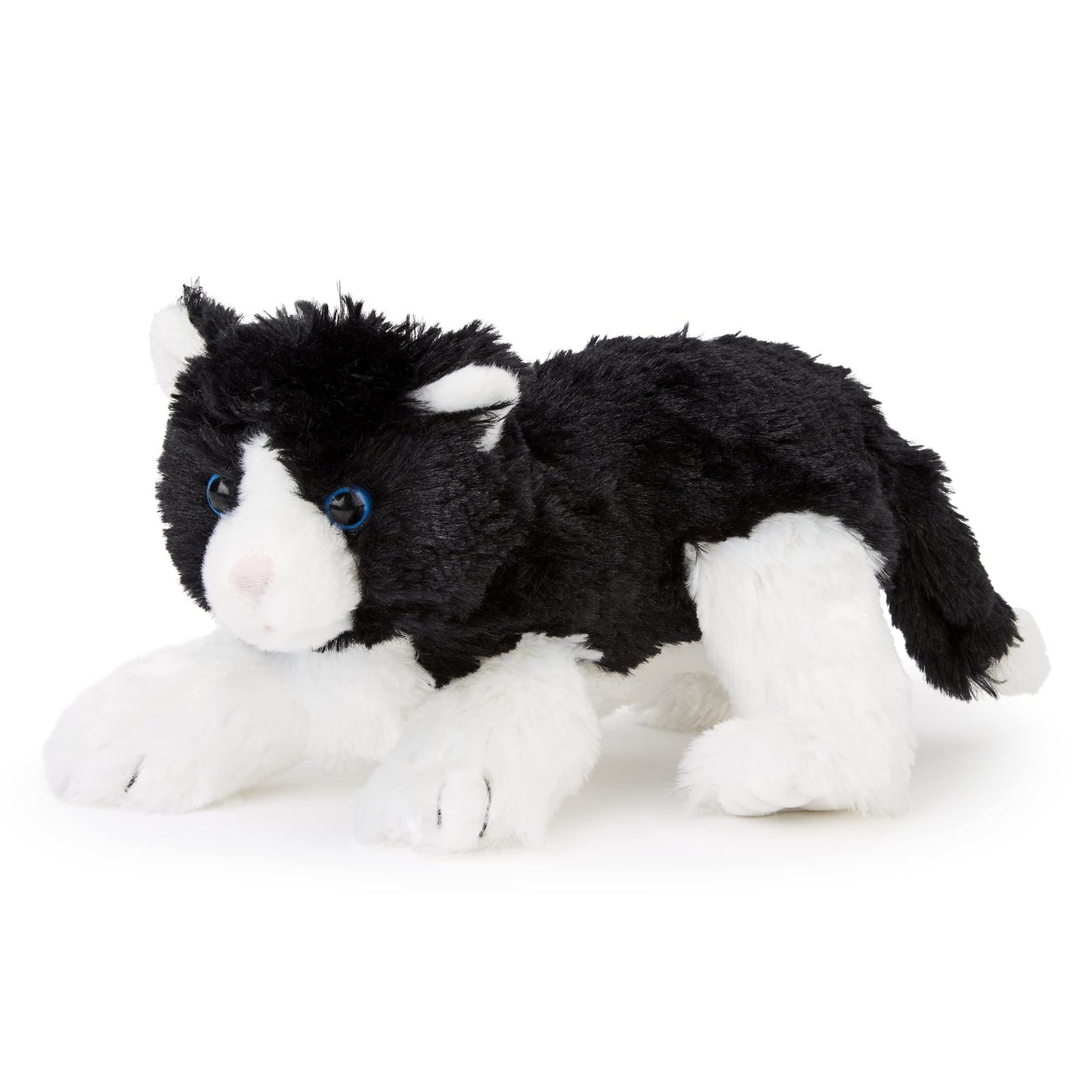 Zappi Black and White Kitten 10" Plush