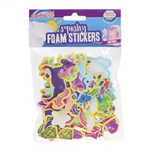 Foam Stickers Unicorn 40pc