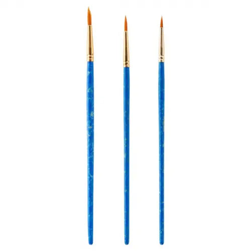 Icon Detail Paint Brushes 3pk