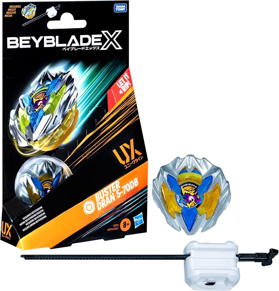 BeyBlade X UX Starter Pack (Top & Launcher Included) Assorted