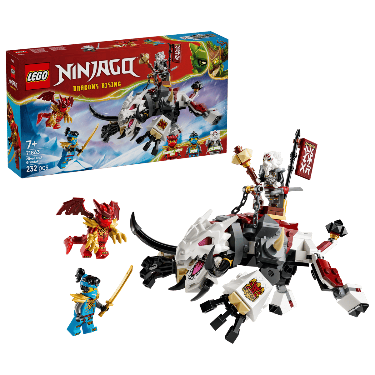 LEGO Ninjago - Zilvar and Grimark the Dragon Beast - 71863