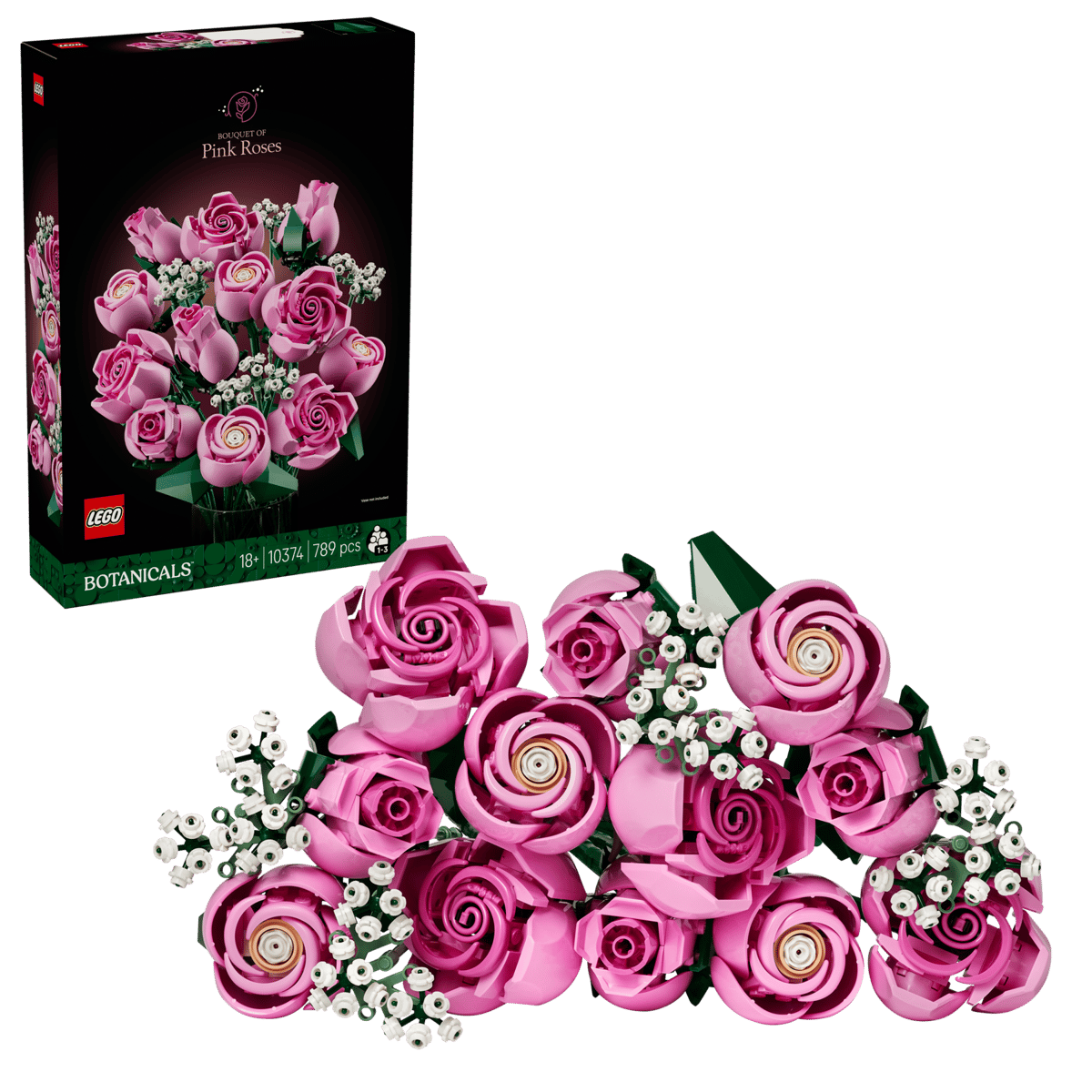 LEGO Botanicals - Bouquet of Pink Roses - 10374