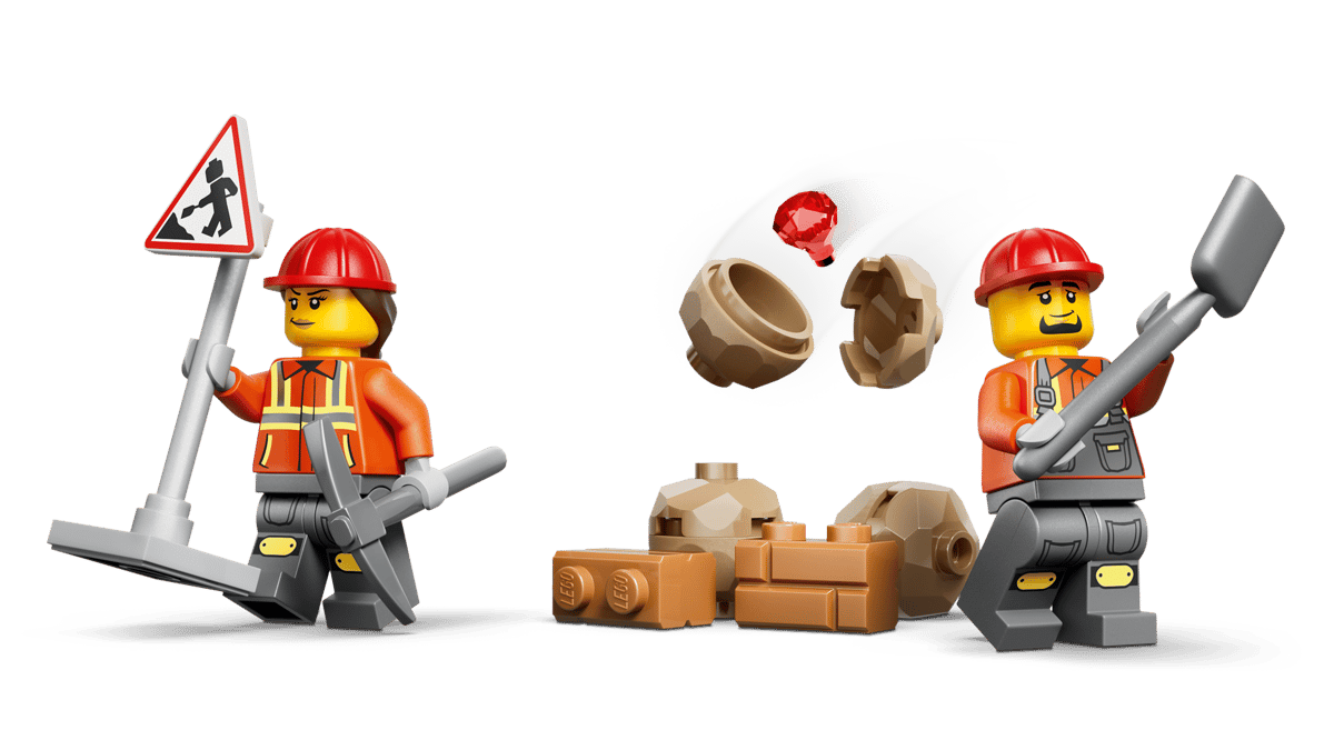 LEGO City - Yellow Backhoe Loader - 60480