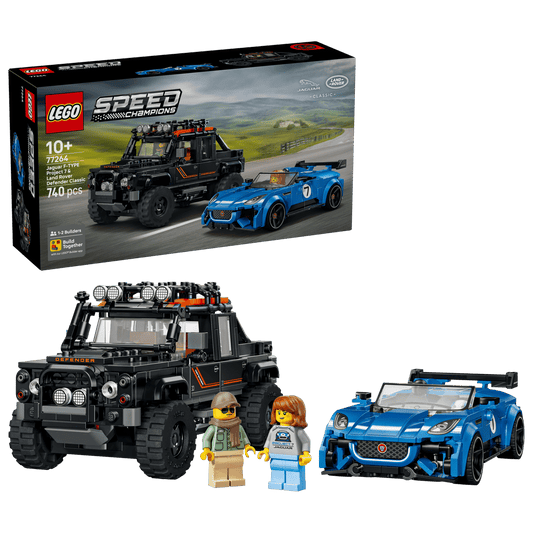 LEGO SPEED CHAMPIONS - Jaguar Project 7 & Land Rover Defender 77264