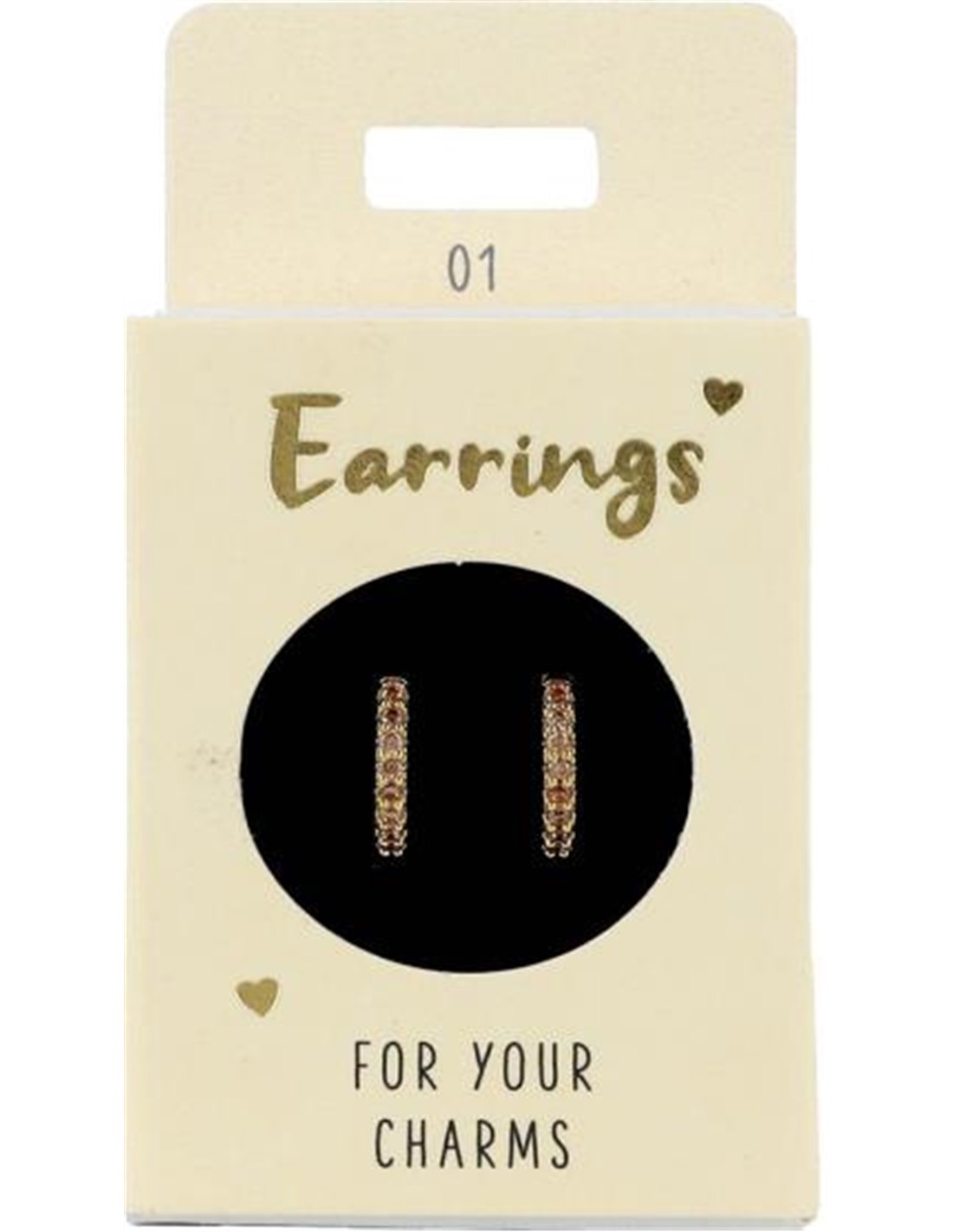 Earrings Gold, Round
