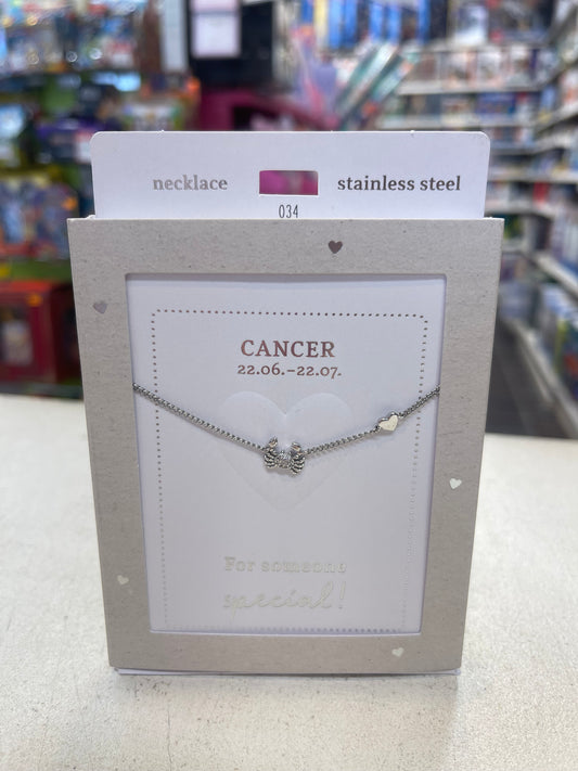 Heart of Gold Necklace - For Someone Special Cancer - 034